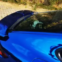 Glossy Chrome Blue Car Vinyl Wrap
