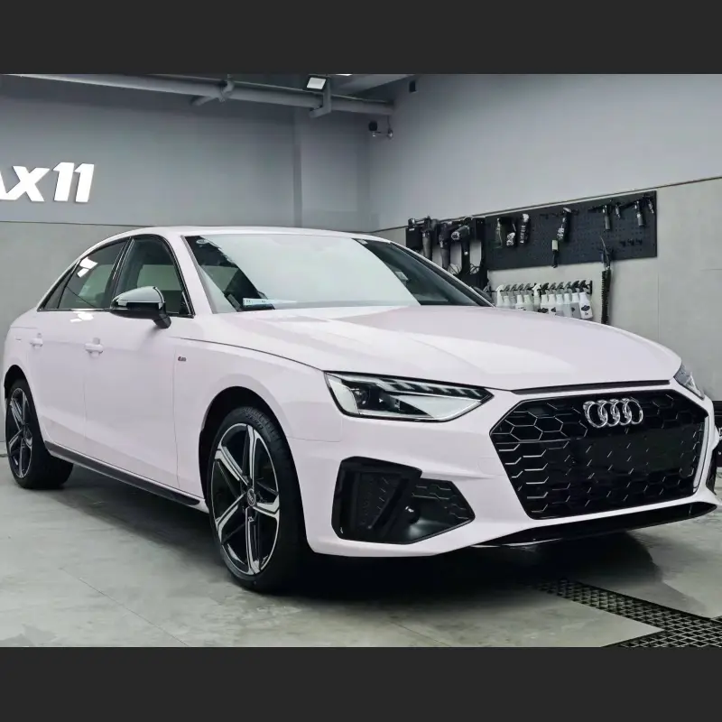 Ravoony Plus Glossy Mary Kay Pink Car Vinyl Wrap