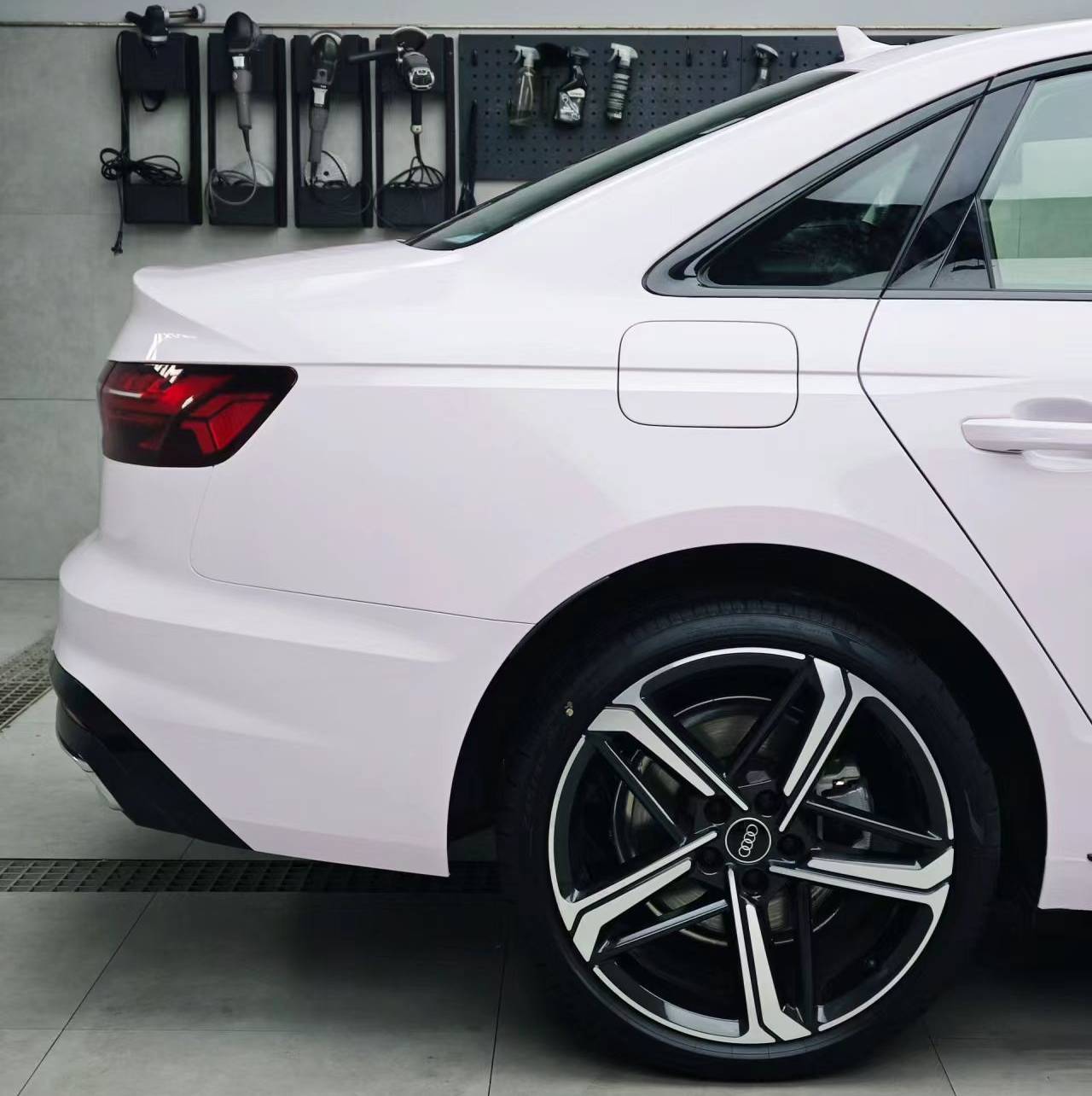 Ravoony Plus PET Glossy Mary Kay Pink Car Vinyl Wrap