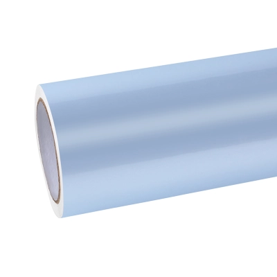 Ravoony Basic Glossy Macaron Jazz Blue Car Vinyl Wrap 01