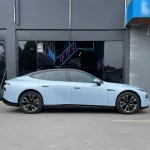 Ravoony Basic Glossy Macaron Jazz Blue Car Vinyl Wrap