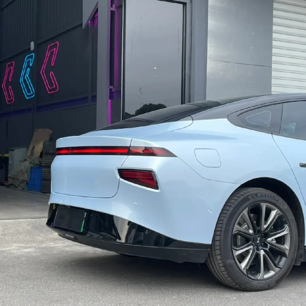 Ravoony Basic Glossy Macaron Jazz Blue Car Vinyl Wrap