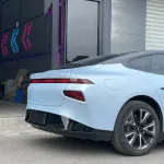 Ravoony Basic Glossy Macaron Jazz Blue Car Vinyl Wrap