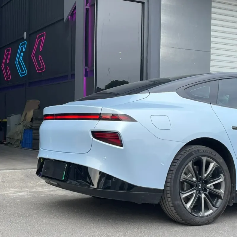 Ravoony Basic Glossy Macaron Jazz Blue Car Vinyl Wrap