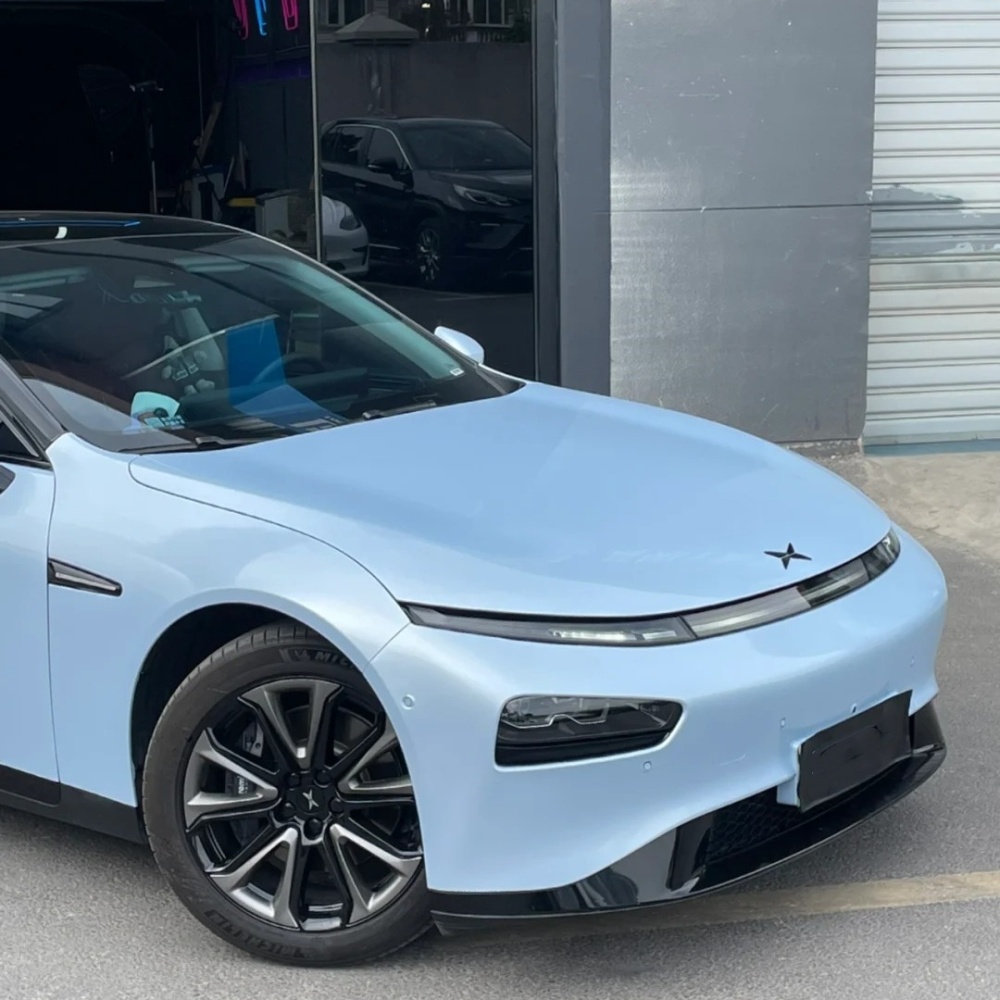 Ravoony Basic Glossy Macaron Jazz Blue Car Vinyl Wrap