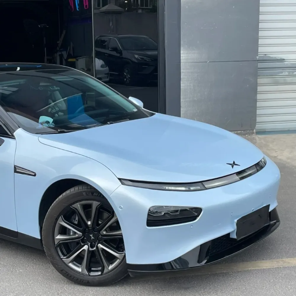 Ravoony Basic Glossy Macaron Jazz Blue Car Vinyl Wrap