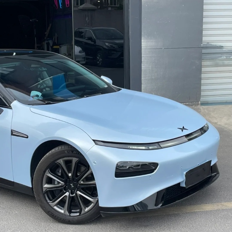 Ravoony Basic Glossy Macaron Jazz Blue Car Vinyl Wrap