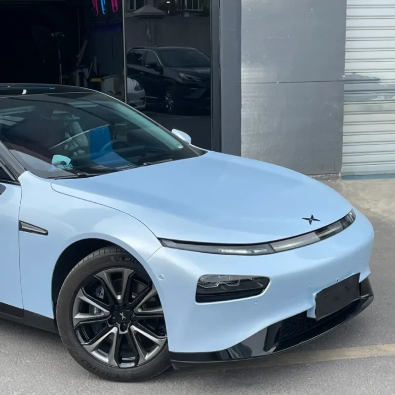 Ravoony Basic Glossy Macaron Jazz Blue Car Vinyl Wrap