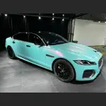 Ravoony Plus Glossy Metallic Racing Tiffany Car Vinyl Wrap