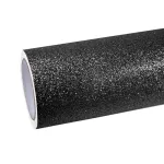 Ravoony Plus Super Glitter Black Car Vinyl Wrap