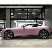 Super Glitter Pink Car Vinyl Wrap