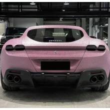 Super Glitter Pink Car Vinyl Wrap