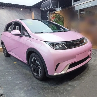 Ravoony Basic Gloss Macaron Cherry Pink Vinyl Car Wrap 02