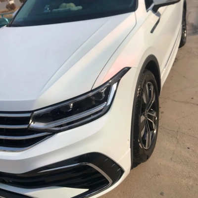 Ravoony Basic Glossy White to Pink Car Wrap 02