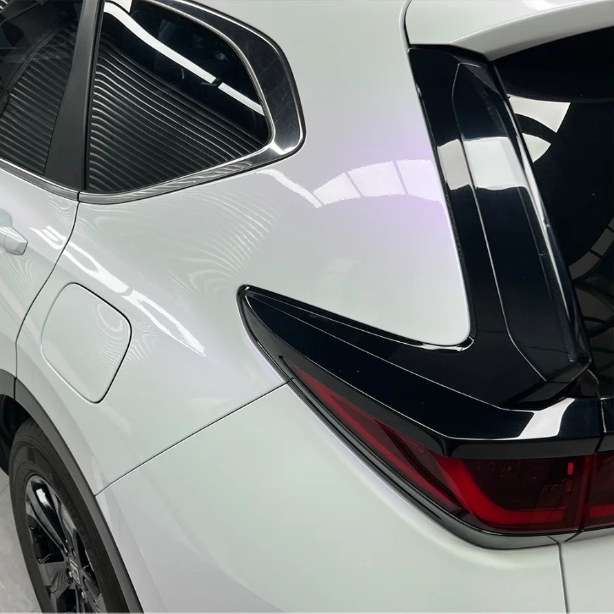 Ravoony Basic Glossy White to Purple Vinyl Car Wrap