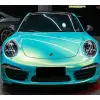 Ravoony Plus Glossy Magic Gold Blue Vinyl Car Wrap