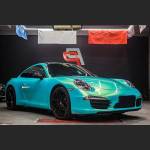 Ravoony Plus Glossy Magic Gold Blue Vinyl Car Wrap