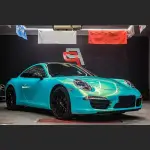 Ravoony Plus Glossy Magic Gold Blue Vinyl Car Wrap