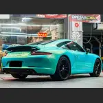 Ravoony Plus Glossy Magic Gold Blue Vinyl Car Wrap