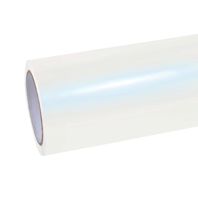 Ravoony Basic Pure Matte Metallic White to Blue Car Vinyl Wrap 01