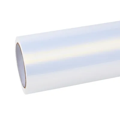 Ravoony Basic Satin Ceramic White to Gold Car Wrap 01