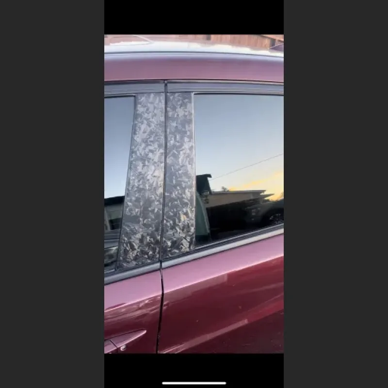 Ravoony Plus Matte Carbon Fiber Forging Black Vinyl Wrap
