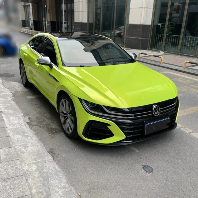 Ravoony Basic Magic Gold Fluorescence Car Vinyl Wrap 02