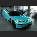 Ravoony Basic Glossy Magic Gold Blue Vinyl Car Wrap
