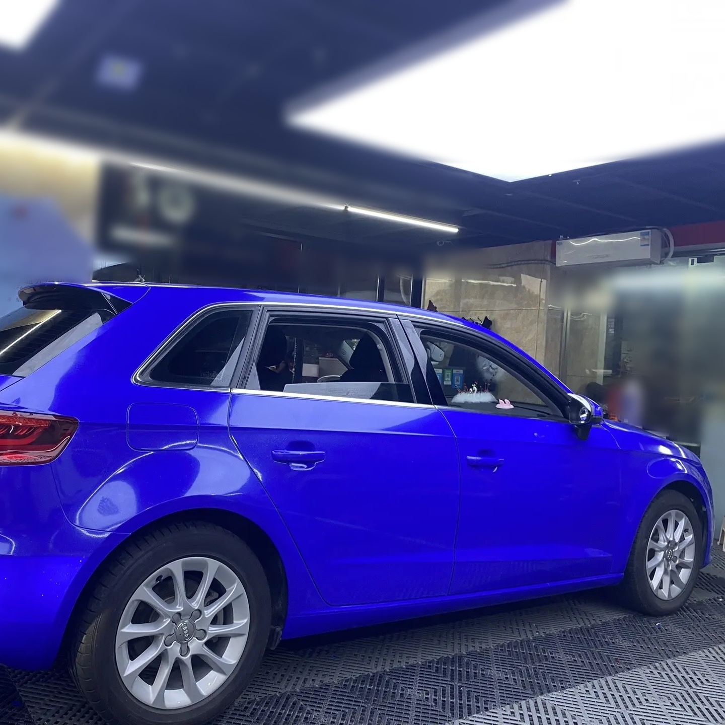 Ravoony Basic Sparkle Dark Blue Vinyl Car Wrap