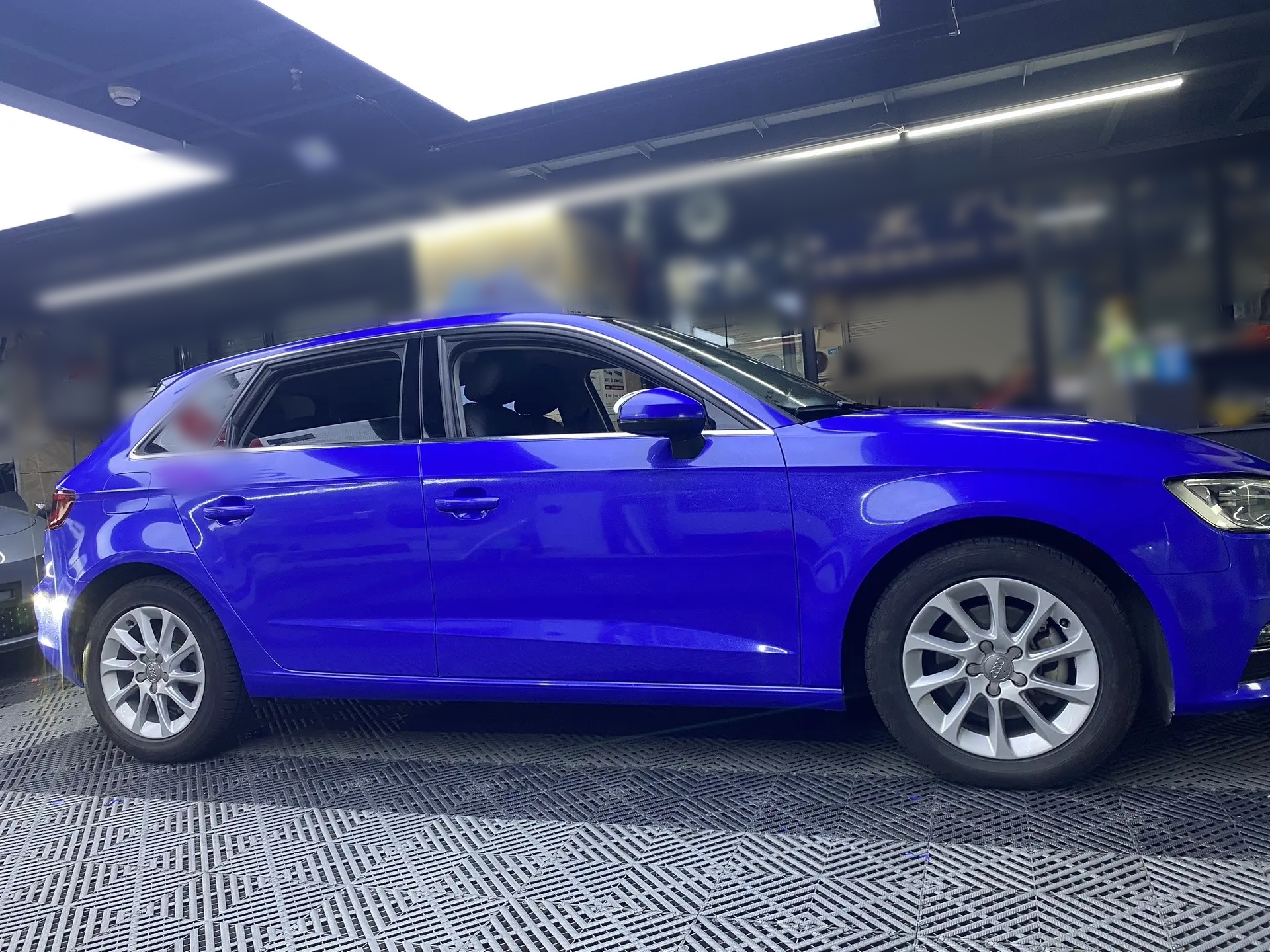 Ravoony Basic Sparkle Dark Blue Vinyl Car Wrap