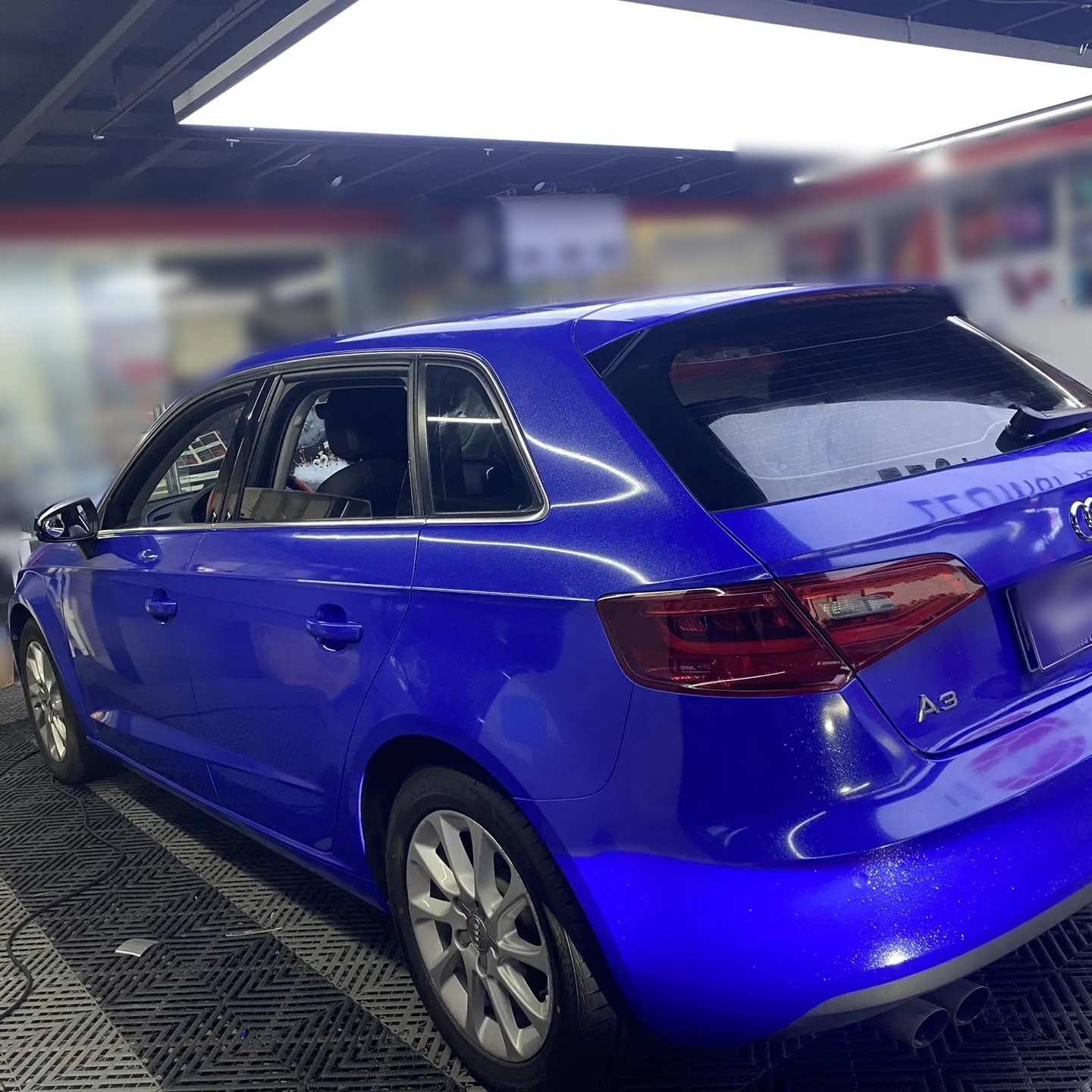 Ravoony Basic Sparkle Dark Blue Vinyl Car Wrap