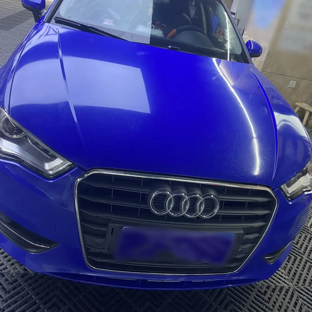 Ravoony Basic Sparkle Dark Blue Vinyl Car Wrap