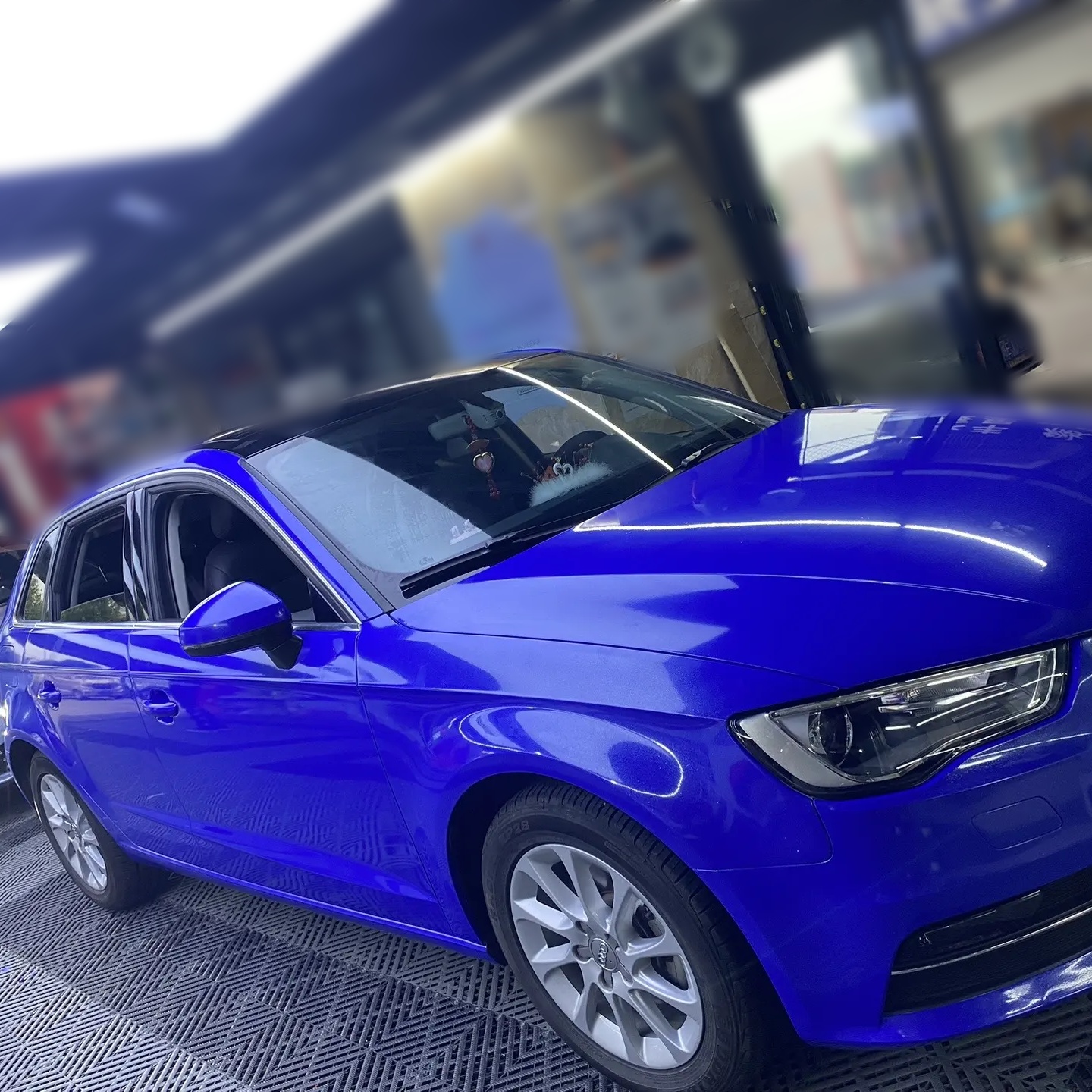 Ravoony Basic Sparkle Dark Blue Vinyl Car Wrap