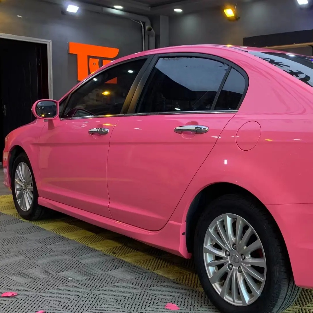 Ravoony Basic Sparkle Pink Car Vinyl Wrap