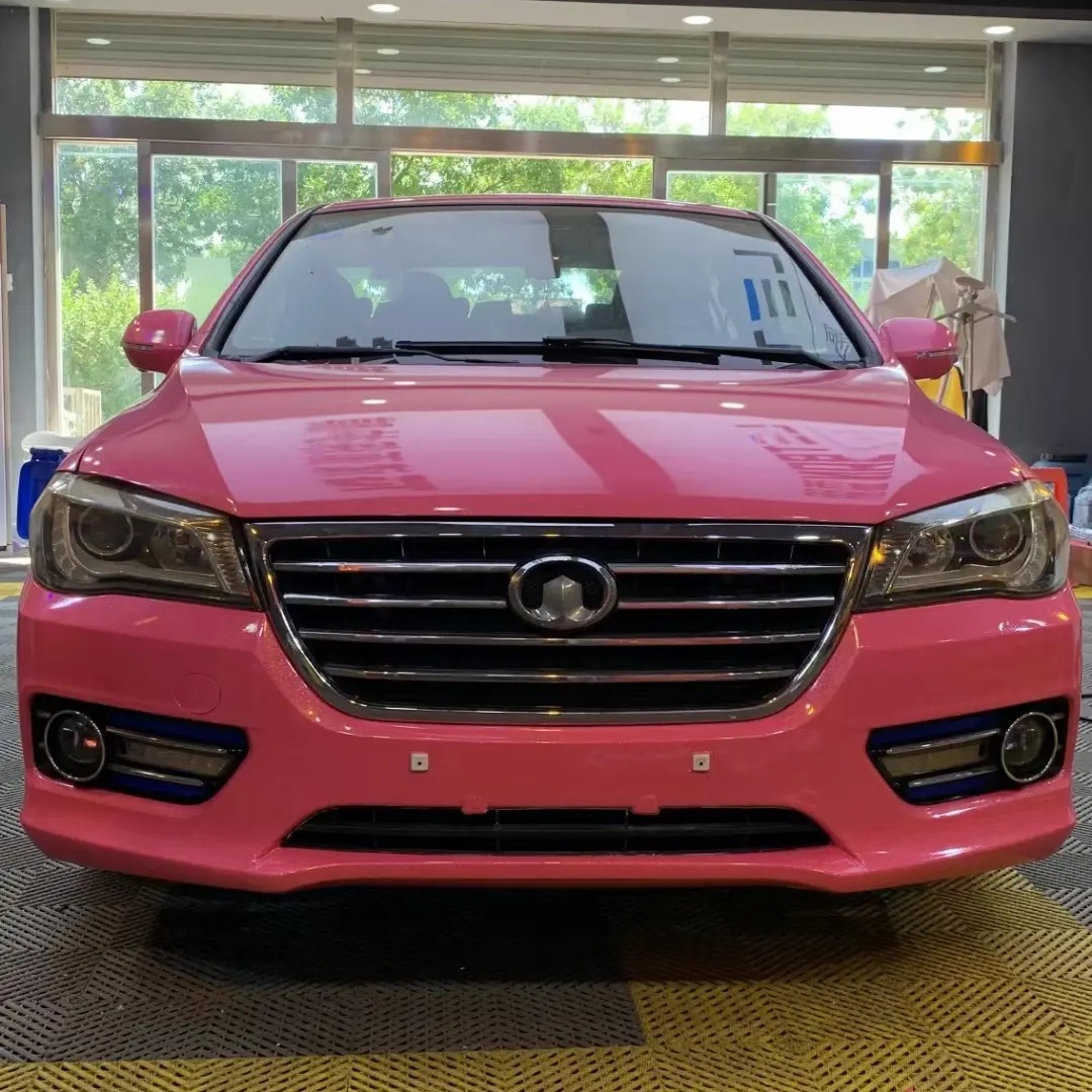 Ravoony Basic Sparkle Pink Car Vinyl Wrap