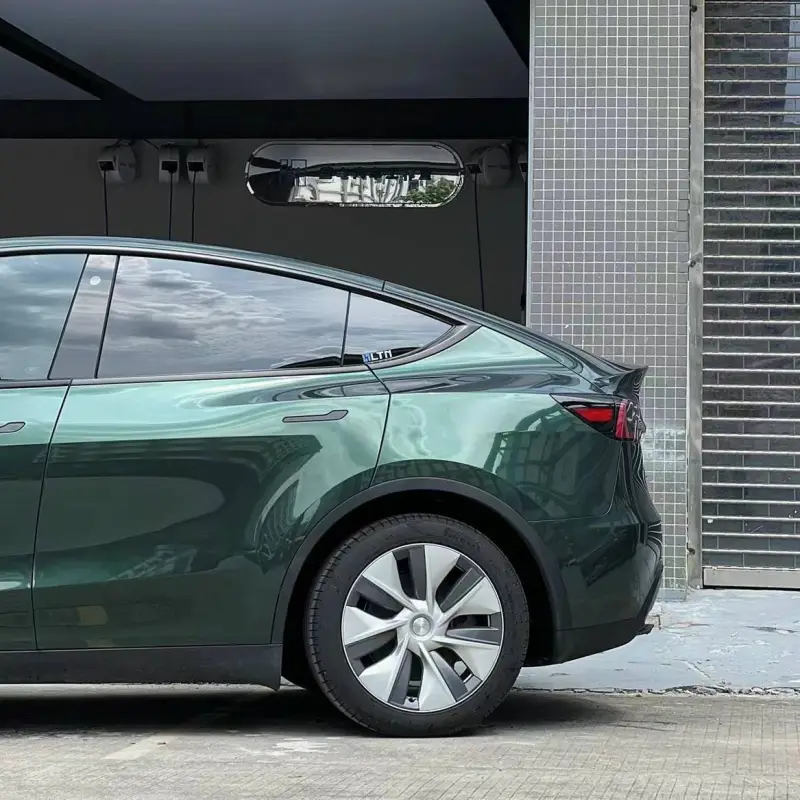 Ravoony Plus Glossy Gothic Green Car Vinyl Wrap
