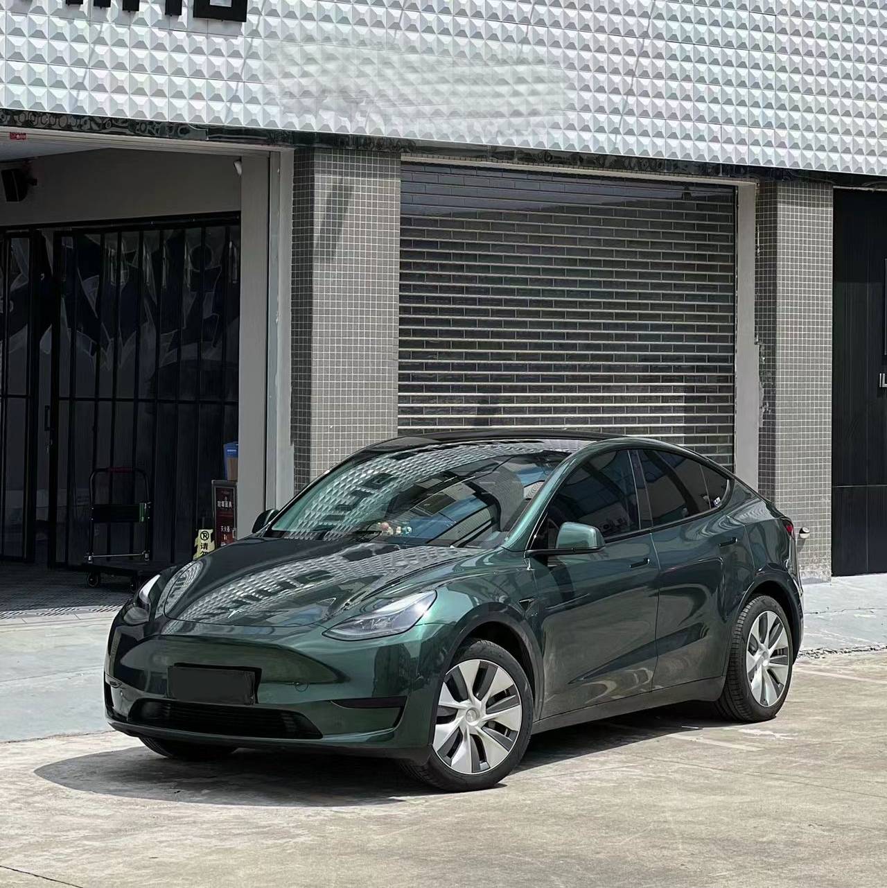 Ravoony Plus Glossy Gothic Green Car Vinyl Wrap