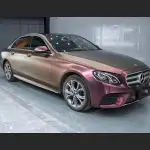 Ravoony Plus Matte Diamond Night Brown Red Car Wrap