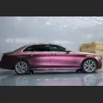 Ravoony Plus Matte Diamond Night Brown Red Car Wrap