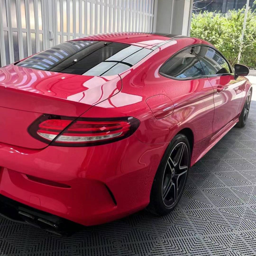 Ravoony Pro TPU Glossy Crystal Strawberry Red PPF Film