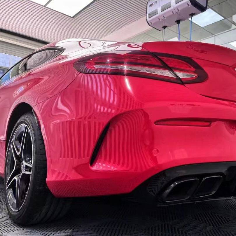 Ravoony Pro TPU Glossy Crystal Strawberry Red PPF Film