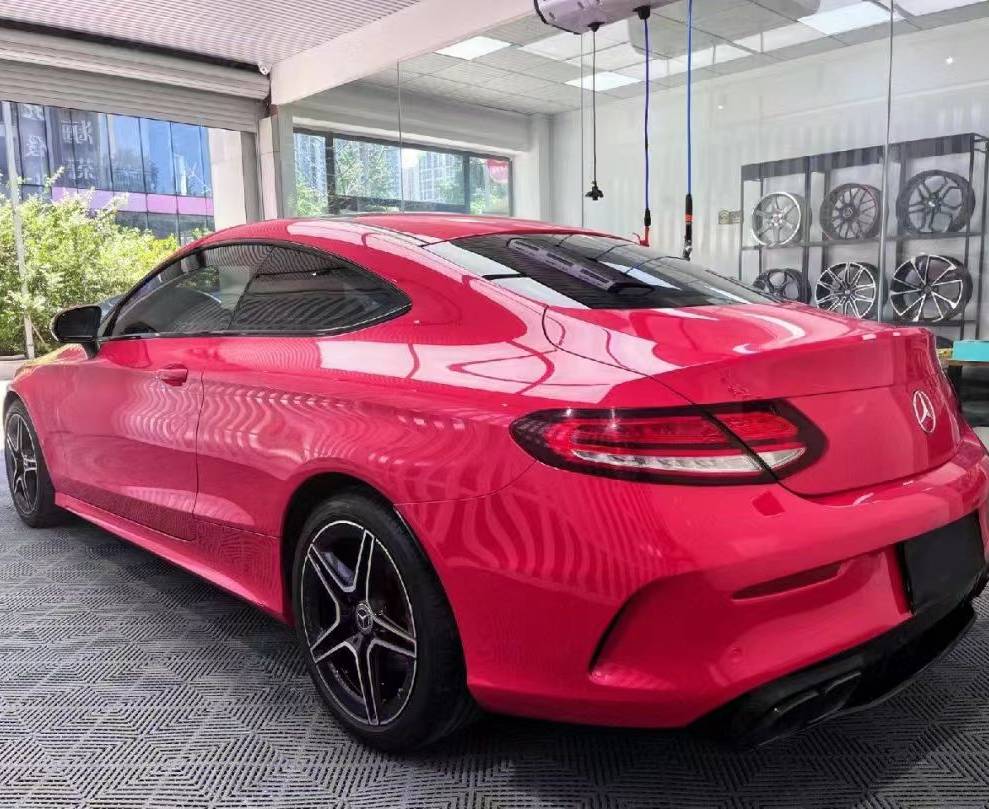 Ravoony Pro TPU Glossy Crystal Strawberry Red PPF Film