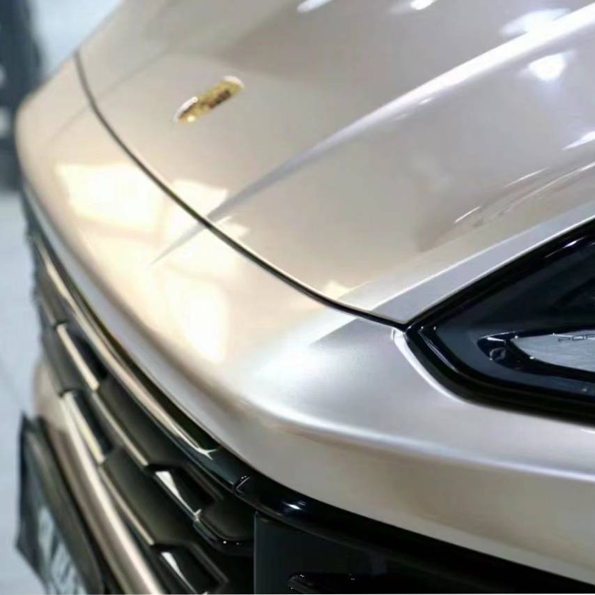 Ravoony Pro TPU Glossy Metallic Champagne Gold PPF Film