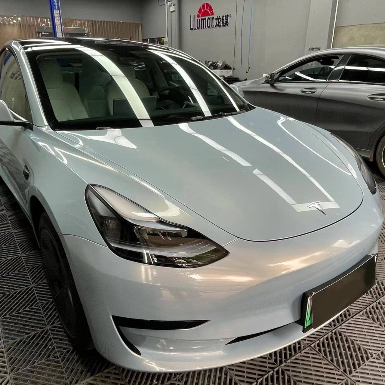 Ravoony Pro TPU Glossy Metallic Color Shift Blue Gold PPF Film