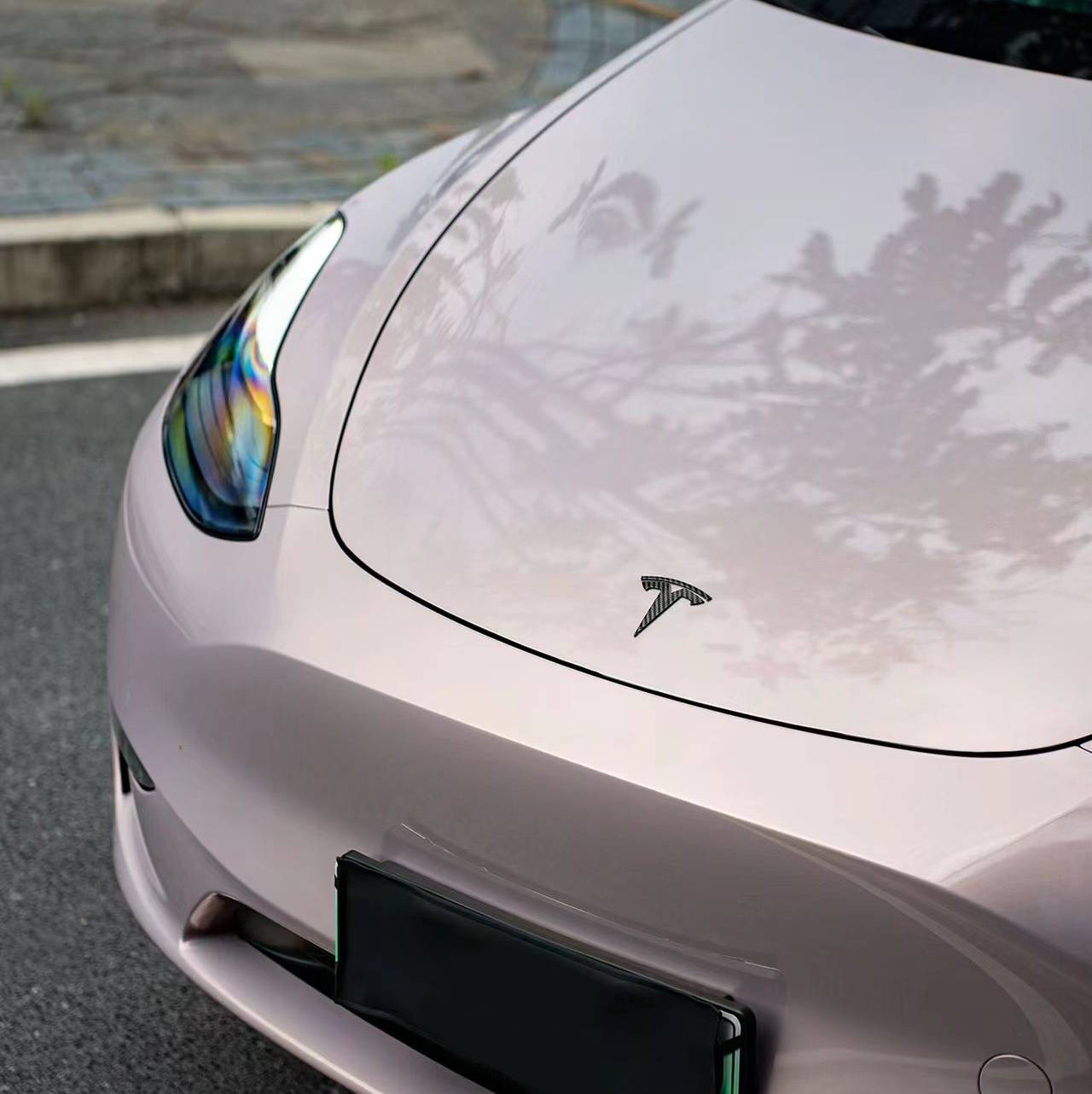 Ravoony Pro TPU Glossy Metallic Rouge Pearl Pink PPF Film