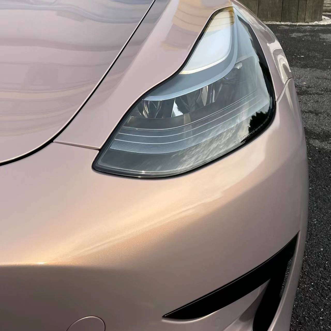 Ravoony Pro TPU Glossy Metallic Rouge Pearl Pink PPF Film