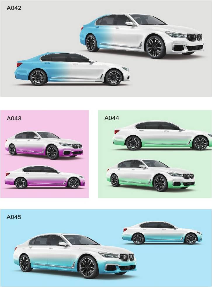 Ravoony Plus Customized Printable Car Vinyl Wrap-Gradient