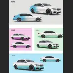 Ravoony Plus Customized Printable Car Vinyl Wrap-Gradient