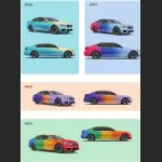 Ravoony Plus Customized Printable Car Vinyl Wrap-Gradient