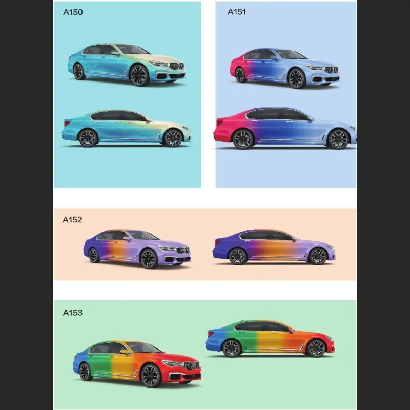 Ravoony Plus Customized Printable Car Vinyl Wrap-Gradient